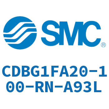 Rod side flange type end lock cylinder-CDBG1FA20-100-RN-A93L