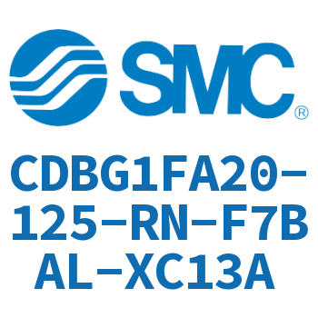 Rod side flange type end lock cylinder-CDBG1FA20-125-RN-F7BAL-XC13A