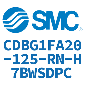 Rod side flange type end lock cylinder-CDBG1FA20-125-RN-H7BWSDPC