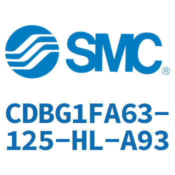 Rod side flange type end lock cylinder-CDBG1FA63-125-HL-A93