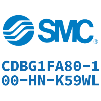Rod side flange type end lock cylinder-CDBG1FA80-100-HN-K59WL