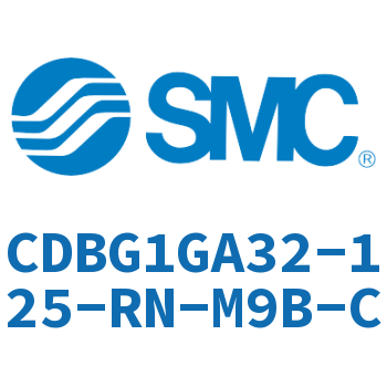 Rodless side flange type end lock cylinder-CDBG1GA32-125-RN-M9B-C