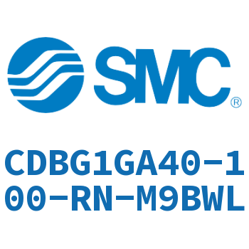 Rodless side flange type end lock cylinder-CDBG1GA40-100-RN-M9BWL
