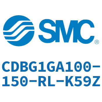 Rodless side flange type end lock cylinder-CDBG1GA100-150-RL-K59Z