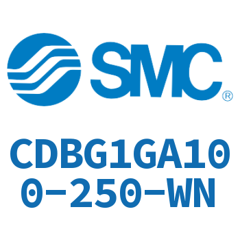 Rodless side flange type end lock cylinder-CDBG1GA100-250-WN