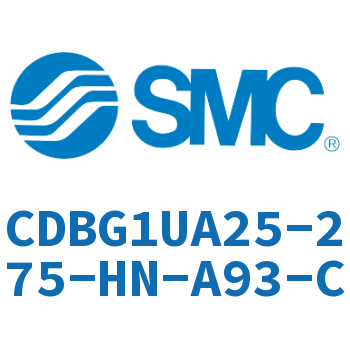 Rod side trunnion type end lock cylinder-CDBG1UA25-275-HN-A93-C