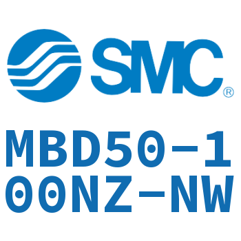 双耳环型标准气缸-MBD50-100NZ-NW