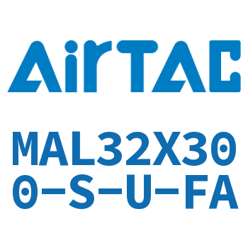 铝合金迷你气缸 MAL32X300-S-U-FA