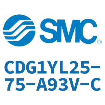 Axial foot type smooth motion cylinder-CDG1YL25-75-A93V-C