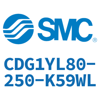 Axial foot type smooth motion cylinder-CDG1YL80-250-K59WL
