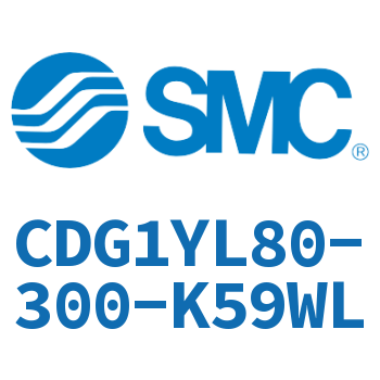 Axial foot type smooth motion cylinder-CDG1YL80-300-K59WL