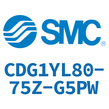 Axial foot type smooth motion cylinder-CDG1YL80-75Z-G5PW