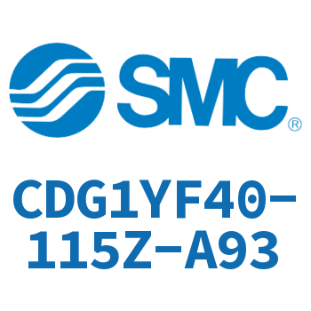 Rod side flange type smooth motion cylinder-CDG1YF40-115Z-A93