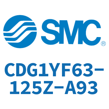 Rod side flange type smooth motion cylinder-CDG1YF63-125Z-A93