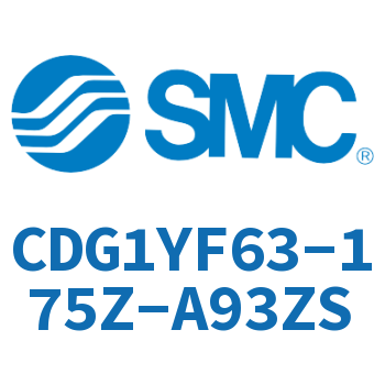 Rod side flange type smooth motion cylinder-CDG1YF63-175Z-A93ZS