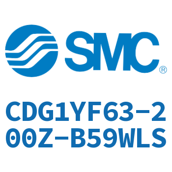 Rod side flange type smooth motion cylinder-CDG1YF63-200Z-B59WLS