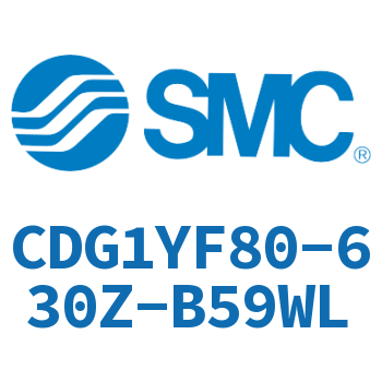 Rod side flange type smooth motion cylinder-CDG1YF80-630Z-B59WL