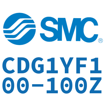 Rod side flange type smooth motion cylinder-CDG1YF100-100Z