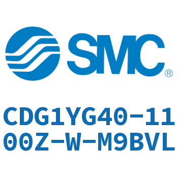 Rodless side flange type smooth motion cylinder-CDG1YG40-1100Z-W-M9BVL