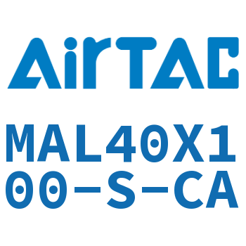 铝合金迷你气缸 MAL40X100-S-CA