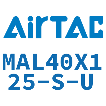 铝合金迷你气缸 MAL40X125-S-U