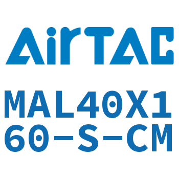 铝合金迷你气缸 MAL40X160-S-CM
