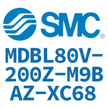 Axial foot type standard cylinder-MDBL80V-200Z-M9BAZ-XC68