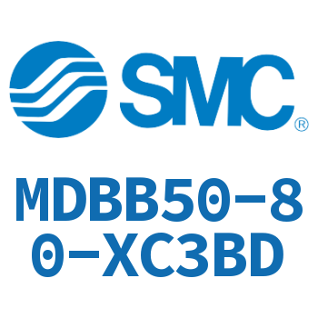 Standard cylinder-MDBB50-80-XC3BD