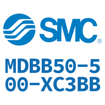 Standard cylinder-MDBB50-500-XC3BB