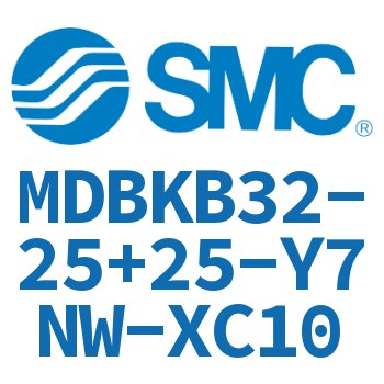 Standard cylinder-MDBKB32-25+25-Y7NW-XC10