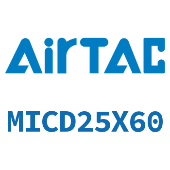 带气缓冲双出迷你气缸 MICD25X60