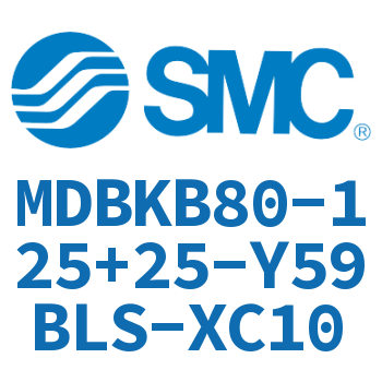 Standard cylinder-MDBKB80-125+25-Y59BLS-XC10