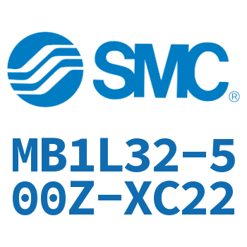 Axial foot type square cylinder-MB1L32-500Z-XC22