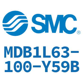 Axial foot type square cylinder-MDB1L63-100-Y59B