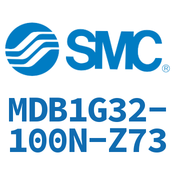 Rodless side flange type square cylinder-MDB1G32-100N-Z73