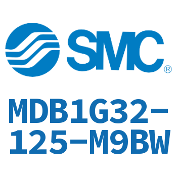 Rodless side flange type square cylinder-MDB1G32-125-M9BW