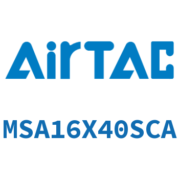 Single acting mini cylinder-MSA16X40SCA