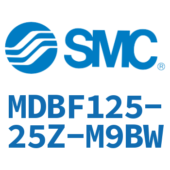 Rod side flanged standard cylinder-MDBF125-25Z-M9BW