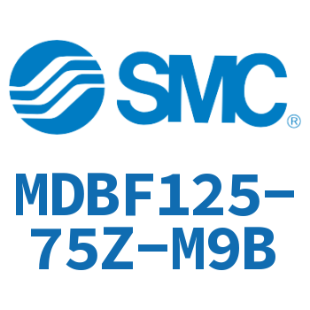 Rod side flanged standard cylinder-MDBF125-75Z-M9B