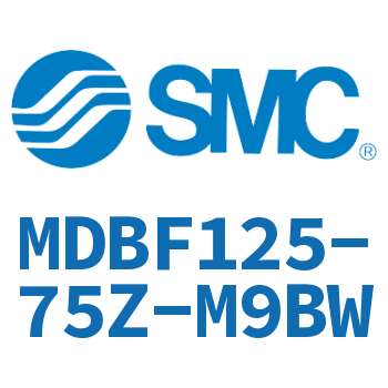 Rod side flanged standard cylinder-MDBF125-75Z-M9BW