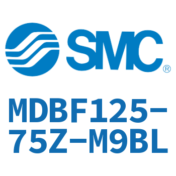 Rod side flanged standard cylinder-MDBF125-75Z-M9BL