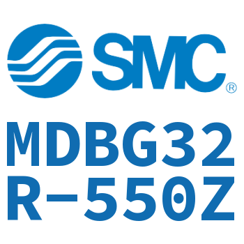 Rodless side flange type standard cylinder-MDBG32R-550Z