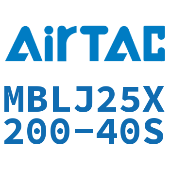 可调铝合金迷你气缸 MBLJ25X200-40S