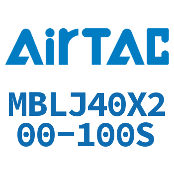 可调铝合金迷你气缸 MBLJ40X200-100S