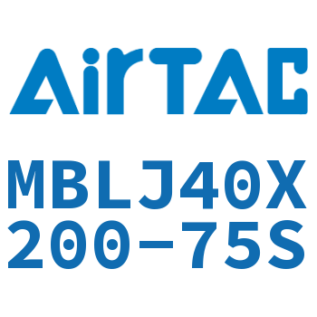 可调铝合金迷你气缸 MBLJ40X200-75S