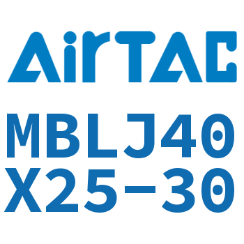 可调铝合金迷你气缸 MBLJ40X25-30