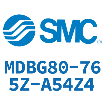 Rodless side flange type standard cylinder-MDBG80-765Z-A54Z4