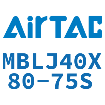 可调铝合金迷你气缸 MBLJ40X80-75S