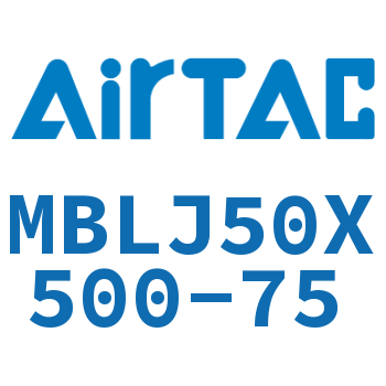 可调铝合金迷你气缸 MBLJ50X500-75