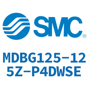 Rodless side flange type standard cylinder-MDBG125-125Z-P4DWSE